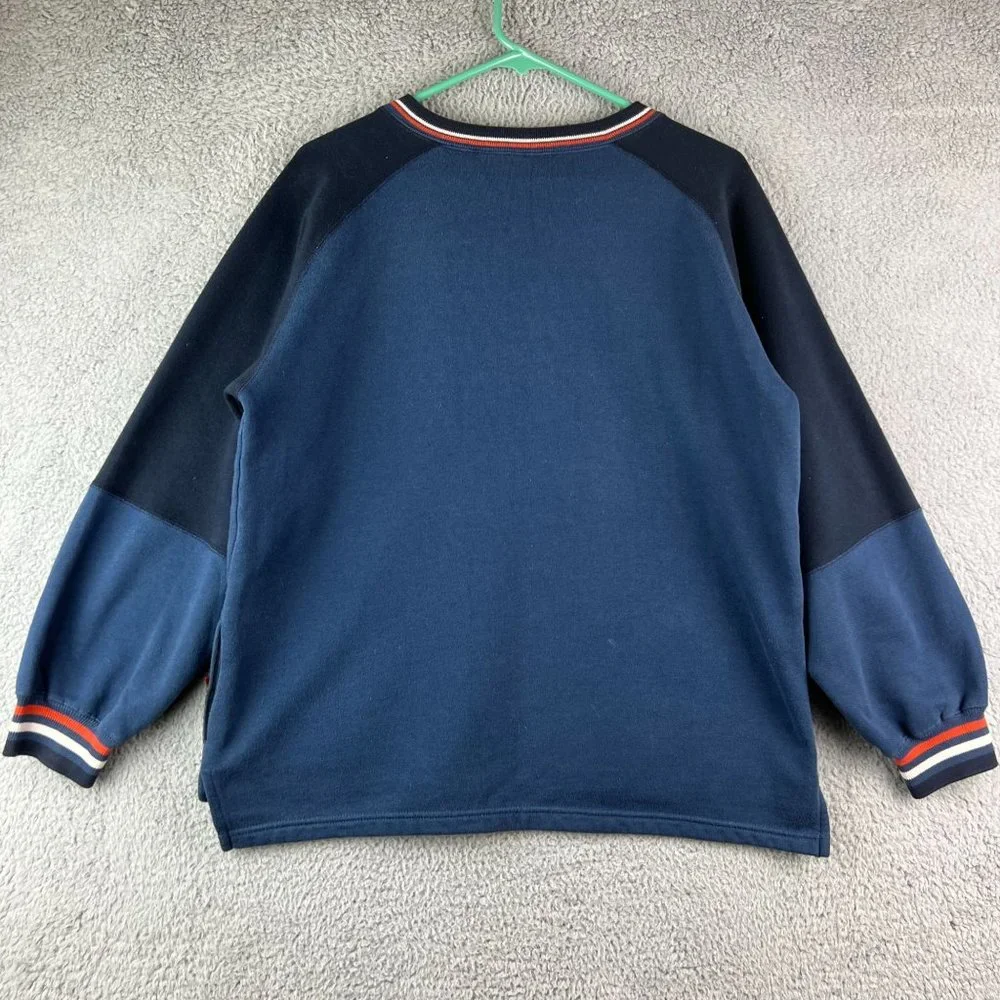 Vintage Izod sweatshirt kid spell out Long‎ sleeve size L(14/16)